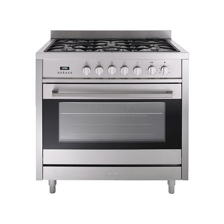 technika 90cm dual fuel upright cooker