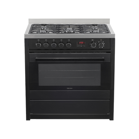 technika 60cm dual fuel upright cooker